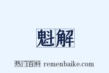 魁解是什么意思的图片